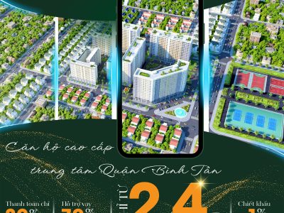 CĂN HỘ GREEN TOWN BÌNH TÂN CHỈ TỪ 2 TỶ/CĂN